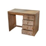 A HEAL'S LIMED OAK DESK