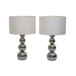 A PAIR OF CONTEMPORARY TABLE LAMPS