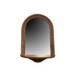 A ROUNDED ARCH WALL MIRROR