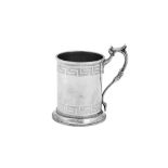 A late 19th century Indian Colonial silver christening mug, Calcutta circa 1880 by Cooke and Kelvey