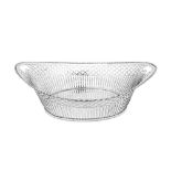 An early 20th century Dutch 833 standard silver bread basket, s'Gravenhage 1907 by J.M. Van Kempen &