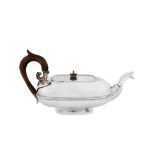 A mid- 19th century Dutch silver bachelor teapot, Amsterdam 1842 by Theodorous Gerardus Bentveld (17