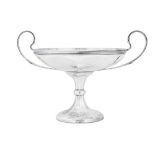 A George V sterling silver pedestal fruit bowl, Birmingham 1926 by Ernest Druiff & Co