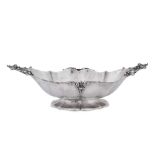 A mid-20th century Italian 800 standard silver fruit bowl, Milan 1934-44 by Vittorio Muggia