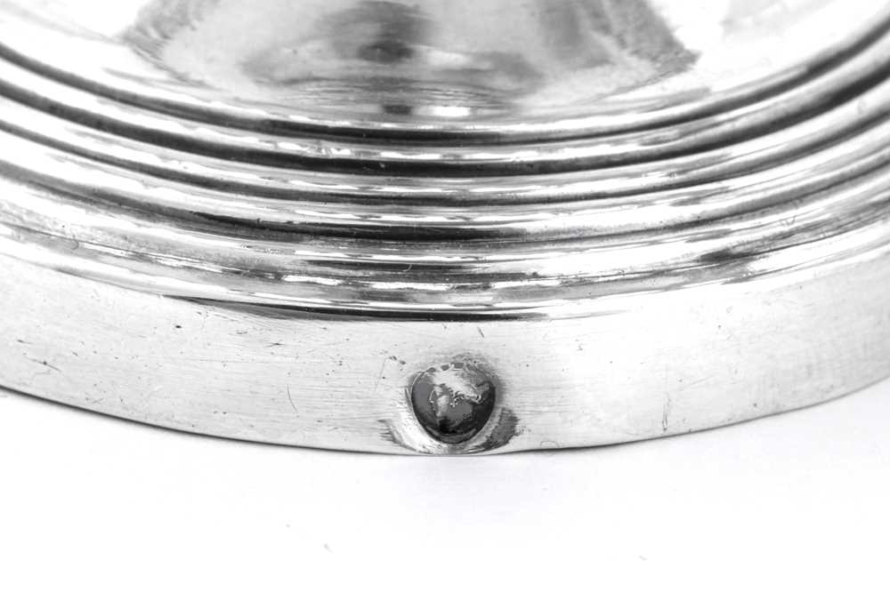 A pair of Charles X / Louis Phillipe early 19th century French 950 standard silver salts, Paris 1819 - Image 3 of 3