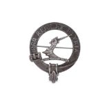 A Victorian Scottish provincial silver clan badge, Inverness circa 1890 by Peter George Wilson (acti