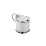 A William IV provincial sterling silver mustard pot, York 1831 by James Barber, George Cattle II & W