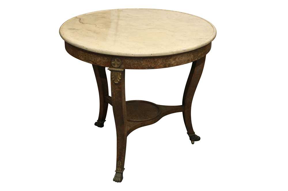 A FRENCH EMPIRE STYLE GUERIDON TABLE, 19TH CENTURY - Image 2 of 2