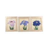 A COLLECTION OF TWELVE CONTEMPORARY JAPANESE PRINTS OF IRIS