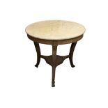 A FRENCH EMPIRE STYLE GUERIDON TABLE, 19TH CENTURY