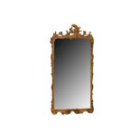 A ROCOCO REVIVAL GILT PIER MIRROR, 19TH CENTURY