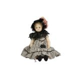 DOLLS: LUCY PECK POURED WAX SHOULDER DOLL, CIRCA 1890