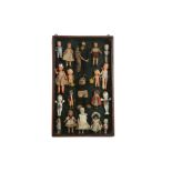 DOLLS: A COLLECTION OF VARIOUS MINIATURE DOLLS AND TOYS, 20th CENTURY,