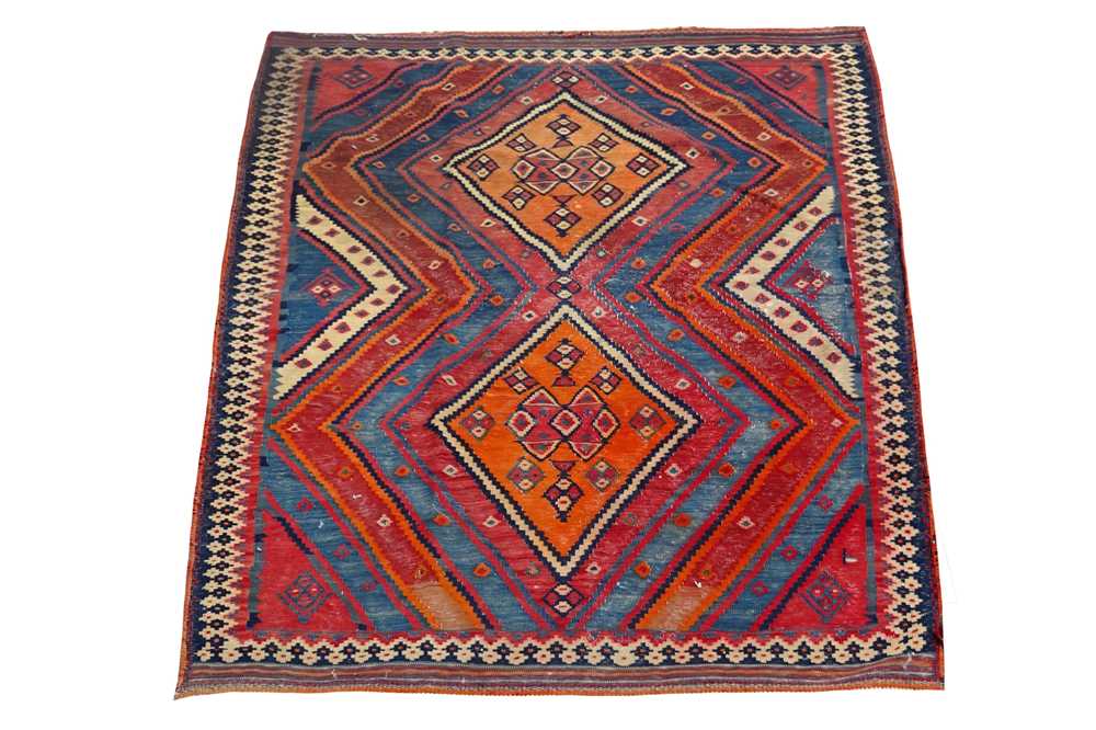 A SOUTH-WEST PERSIAN KILIM, PROBABLY FROM THE SHIRAZ TRIBE