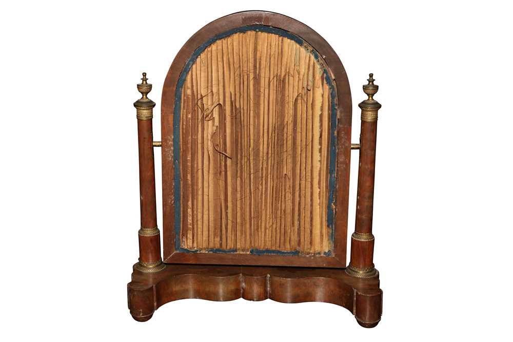 A MAHOGANY TOILET MIRROR, 19TH CENTURY - Image 2 of 2