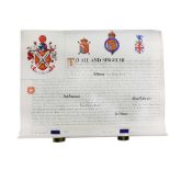 Grant of Arms.- John Evelyn Ansell