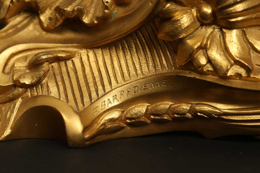 FERDINAND BARBEDIENNE: A FINE LATE 19TH CENTURY GILT BRONZE BRACKET - Image 8 of 8