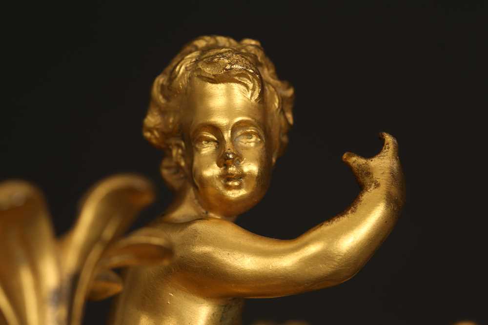 FERDINAND BARBEDIENNE: A FINE LATE 19TH CENTURY GILT BRONZE BRACKET - Image 2 of 8