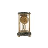 A RARE LATE 19TH / EARLY 20TH CENTURY FRENCH AUTOMATON CLOCK WITH ALTERNATING DIALS