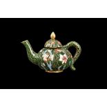 A CHINESE MINIATURE ENAMEL TEAPOT