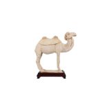 A CHINESE POTTERY MODEL OF A BACTRIAN CAMEL.