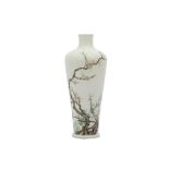 A CHINESE FAMILLE ROSE 'PRUNUS' VASE.