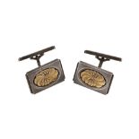 Henry Pilstrup for Georg Jensen | A pair of silver cufflinks, 1971-72