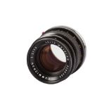 A Leitz 50mm f/2 Summicron Lens