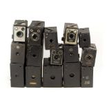 Group of 15 Box Cameras, inc Uncommon Gap Model.