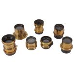 A Group of Brass Lenses