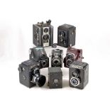 Group of TLRs & Other Vintage Cameras.