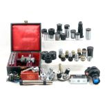 A Good Selection of Microscope Objectives & Accessories.