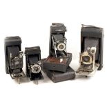 Folding & Plate Cameras, inc a "teb Film No.8" by Tyler & England Brothers.