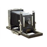 A Kodak Model B Whole Plate Camera with Dallmeyer Serrac Lens.