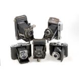 Zeiss Ikon Super Ikonta 530/2 & Other Folding Cameras.