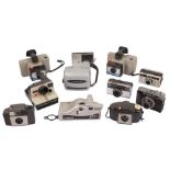 A Collection of Polaroid & Bakelite Cameras