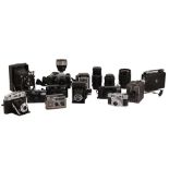 A Group of Mixed Cameras & Accessories