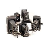 A Good Group of Zeiss & Other Folding Cameras.