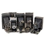 Group of Large & Other Folding Cameras.