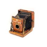 Sanderson Regular Half Plate Camera, for SPARES or REPAIR.