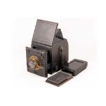 Butcher's Popular Pressman Plate Camera with Ross Lens.