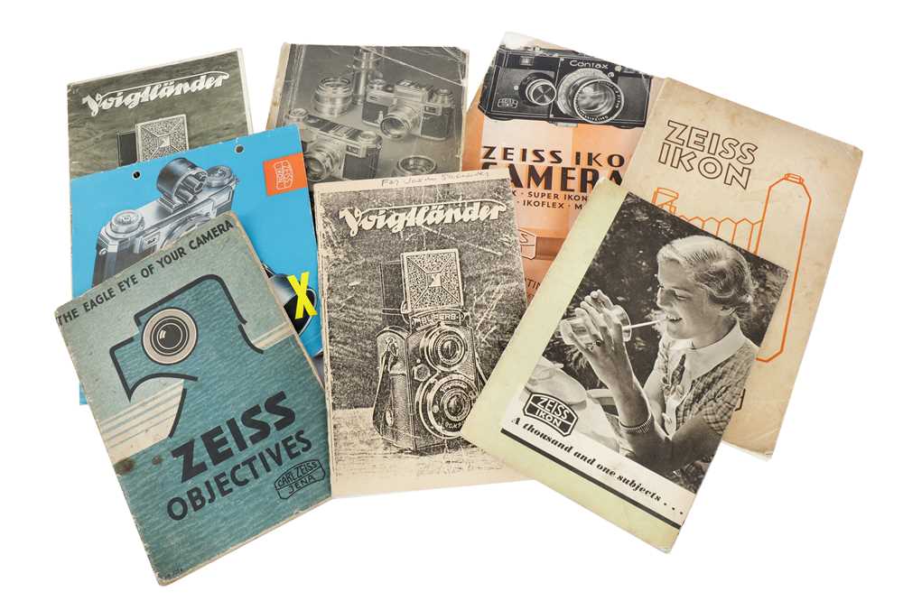 A Collection of Vintage Zeiss Ikon Brochures