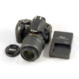 Nikon D3100 14mp DSLR & Nikkor 18-55mm VR Lens.
