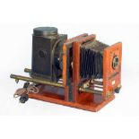 An Interesting Half Plate Horizontal Enlarger by Ross.