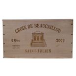 Chateau Ducru-Beaucaillou 'La Croix de Beaucaillou' 2009 6 bottle of Chateau Ducru-Beaucaillou 'La C