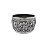 An early 20th century Siamese (Thai) unmarked silver bowl, Northern Thailand possibly Chiang Mai cir