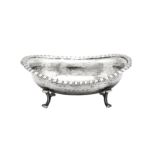 A late 18th century Italian silver bowl or salt, Venice circa 1780