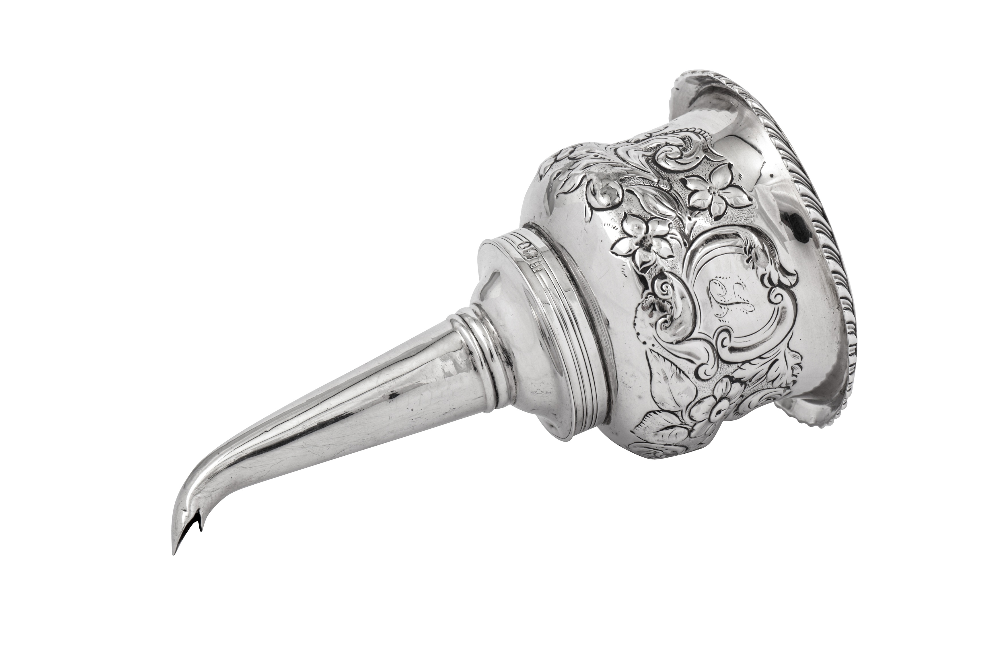 A William IV sterling silver wine funnel, London 1833 by messrs Lias - Image 2 of 3