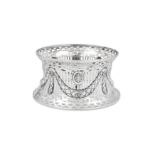 A George V sterling silver dish ring, Birmingham 1911 by Williams of Birmingham Ltd