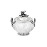 A rare late 19th century Egyptian silver covered sugar bowl (sucrier), probably Cairo circa 1880 by